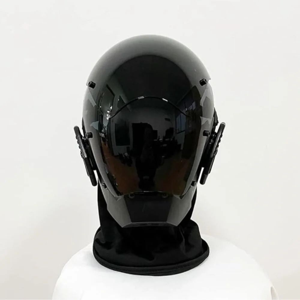 Punk Cosplay Mask Men Adult Black Halloween Party Rave Festival Costume Gear